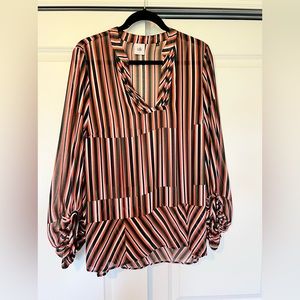 CAbi Ultimate Blouse, Sunset Kiss, Size Large, 5519.